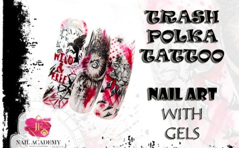 trash Polka tattoo nail art course dublin academy nail training nail course